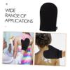 SOESFOUFU Tanning Mitt Gentle Flocked Material Applicator for Even Lotion Application Luxurious Black Design Efficient Oil Coverage for Self Tanner Lotion Use view 3