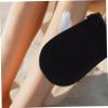 SOESFOUFU Tanning Mitt Gentle Flocked Material Applicator for Even Lotion Application Luxurious Black Design Efficient Oil Coverage for Self Tanner Lotion Use view 4