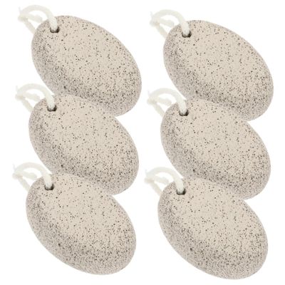Outanaya 6pcs Foot Scrubber Dual-Sided Pedicure Tools for Dead Skin Removal Ergonomic Foot Care and Elimination