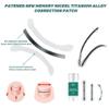 Ingrown Toenail Corrector & Removal Kit - at Home Treatment for Ingrown Toenails, Titanium Alloy Ingrown Toenail Treatment Tools Designed for Curved Nail Repair Suitable for Men Woman (0.59/0.67in) view 4