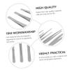 Healeved 4pcs Serrated Tip Tweezer Set Non-skid Thickened and Comfortable for Lash Art view 4