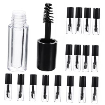 AUTSUPPL 20pcs Refillable Mascara Tubes Wands for Eyelash Makeup Leakproof Design for Travel and Daily Use for Beginners and Makeup Artists