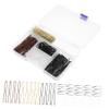 Outanaya U-clip Rubber Band Women's Hair Bobby Pins Bands Fashion Hair Accessories for Women Girls view 1