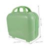 BESTYASH Compact Hard Shell Makeup Bag Water-resistant Travel Cosmetic Organizer Elastic Strap for Toiletries and Accessories Versatile for Business and Leisure Trips view 2