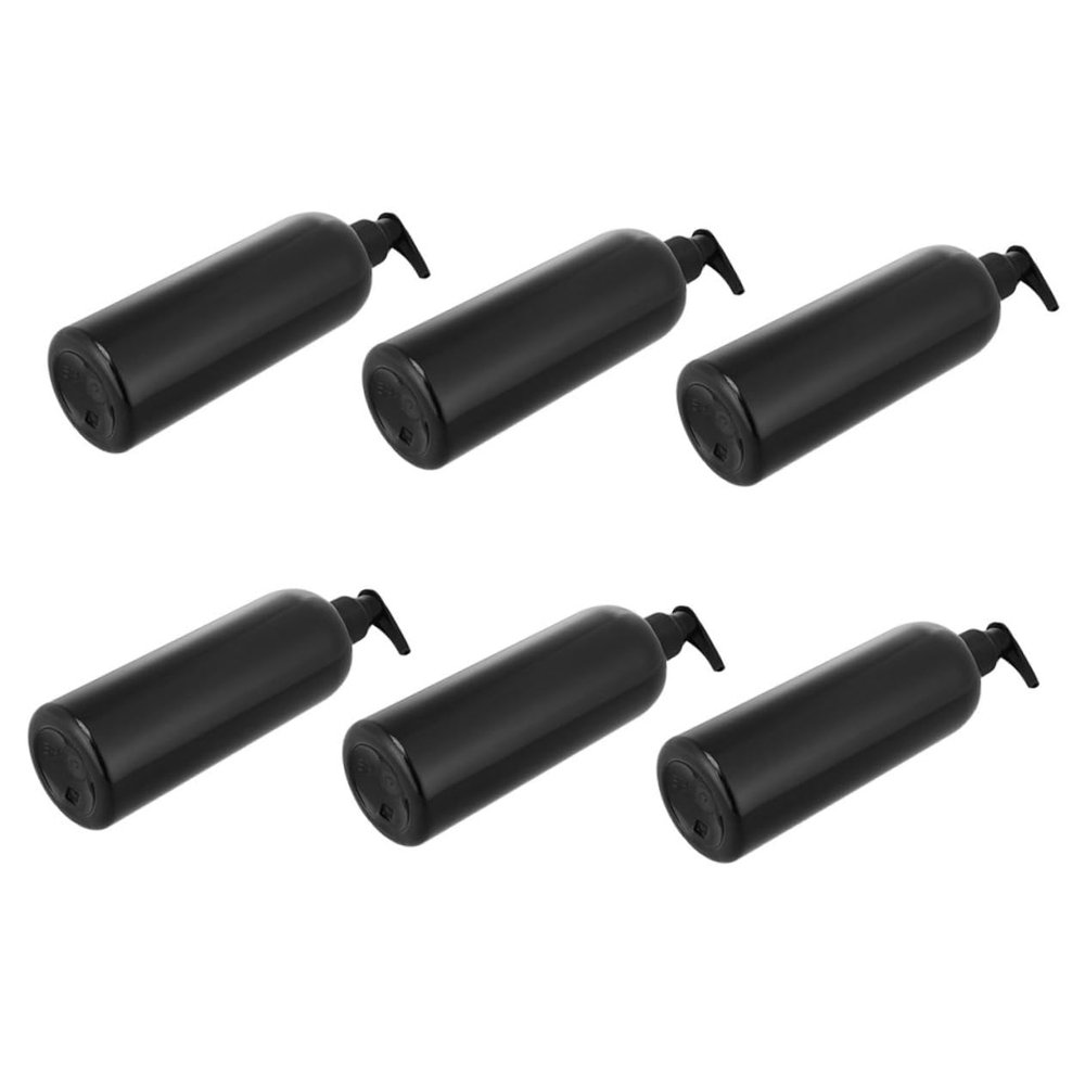 KONTONTY 6pcs Complete Bathroom Supply Lotion Sub Bottles Squeeze Shampoo Dispensers Shampoo Holders Conditioner Dispenser