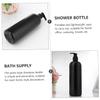 KONTONTY 6pcs Complete Bathroom Supply Lotion Sub Bottles Squeeze Shampoo Dispensers Shampoo Holders Conditioner Dispenser view 4