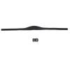 DIY Hair Trimming Template, Portable Neckline Shaving Template Haircut Band Breathable Curved Degion Silicone Home Hair Trimming Guide for Boys Men Hair Clippers (Black) view 1