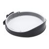 DIY Hair Trimming Template, Portable Neckline Shaving Template Haircut Band Breathable Curved Degion Silicone Home Hair Trimming Guide for Boys Men Hair Clippers (Black) view 3