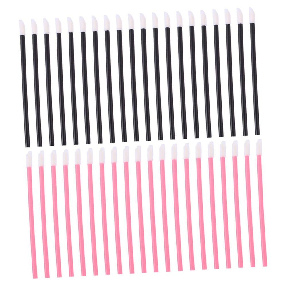 BIUDECO 300pcs Lip Makeup Brush Disposable Eyelash Applicators Eyeshadow Tools for Women Skin-friendly Wands for Lipstick Eyeliner and Makeup Repairs