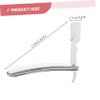 Outanaya Barber Razor Blades Holder Men's Shaver Stand Metal Shaving Blade Holder Ergonomic Handle for Hair Beard Eyebrow Maintenance view 2