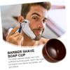 Mikinona Wooden Shave Soap Bowl Shaving Mug for Men Shaving Soap Container Classic Style view 2