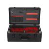 kangten Barber Makeup Supplies Case, Large Makeup Case Tool Box Organizer Traveling Case Portable Travel Makeup Suitcase for Hairdressing, Beauty Salon, Nail Salon view 4