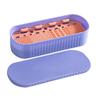FOYTOKI Makeup Brush Cleaning Box Compact Makeup Tools Cleaner Holder for Women Sturdy Portable Design for Travel Safe Material view 1