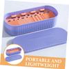 FOYTOKI Makeup Brush Cleaning Box Compact Makeup Tools Cleaner Holder for Women Sturdy Portable Design for Travel Safe Material view 4