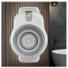 BAIYITONGDA Electric Back Scrubber for Shower, Wall Mounted Back Exfoliating Bath Wash Pad, Electric Body Bath Brush, with 7in Brush Head, 360 Rotation, 2-Speed, for Deep Cleansing Shower view 1