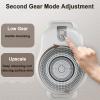 BAIYITONGDA Electric Back Scrubber for Shower, Wall Mounted Back Exfoliating Bath Wash Pad, Electric Body Bath Brush, with 7in Brush Head, 360 Rotation, 2-Speed, for Deep Cleansing Shower view 4