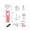 PLAFOPE Rechargeable Women's Hair Removal Tool Electric Razor Set for Eyebrow Facial Hair Trimming USB Charging Stylish Design view 2