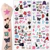 112Pcs Temporary Tattoos For Singer Fans Birthday Party Decorations | 112Pcs Hand Face Tattoo Stickers Party Favor Party Supplies Gift view 1