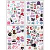112Pcs Temporary Tattoos For Singer Fans Birthday Party Decorations | 112Pcs Hand Face Tattoo Stickers Party Favor Party Supplies Gift view 2