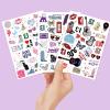 112Pcs Temporary Tattoos For Singer Fans Birthday Party Decorations | 112Pcs Hand Face Tattoo Stickers Party Favor Party Supplies Gift view 3