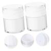 VINTORKY 2pcs Airless Lotion Pump Containers Leak Travel Toiletries Bottles Multi-use Cream Dispenser for Lotions Conditioners Creams view 2