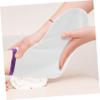 PLAFOPE 1pair Comfortable Foot Therapy Covers for Paraffin Wax Treatment Moisturizing Wax Socks for Spa- Foot Care Soft Material Easy to Purple Trim view 4