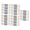 BIUDECO 40pcs Makeup Brush Double-sided Eye Shadow Brush Eye Makeup Kit Women Cosmetics Travel-friendly view 1