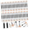 BIUDECO 40pcs Makeup Brush Double-sided Eye Shadow Brush Eye Makeup Kit Women Cosmetics Travel-friendly view 3