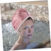 FOYTOKI Rapid Drying Hair Towel Cap Head Wrap for Wet Hair Microfiber Bath Accessory view 4