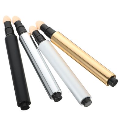 BIUDECO 4pcs Liquid Foundation Concealer Pen Each Empty Cosmetics Tube for Cream Makeup Travel-friendly Female Concealer Dispenser Design