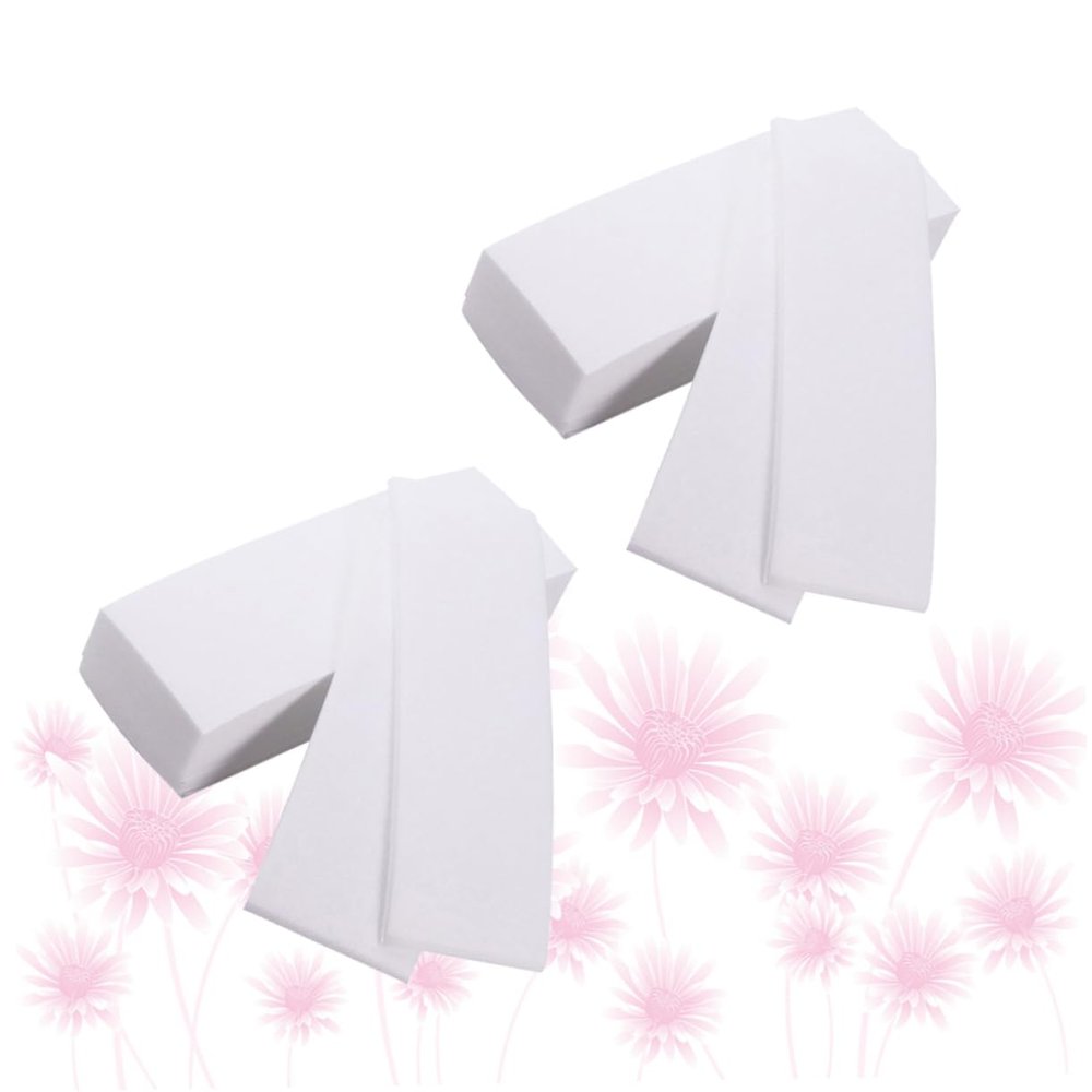 PLAFOPE Thickened Non-Woven Depilatory Wax Paper 160 Sheets 2 Packs Tear-Resistant Hair Removal Paper for Facial Waxing