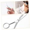 Outanaya Stainless Steel Slip Beard Trimming Scissors for Barber Men's Grooming Facial Hair Cutting Kit view 3
