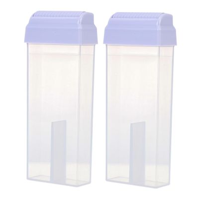 BIUDECO 2pcs Depilation Wax Bottle Waxing Kit for Women Hair Removal Packing Bottle Travel