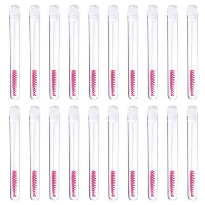 FOYTOKI 20pcs Eyelash Brush Tubes Mascara Bottles Set Lash Kit Quality for Travel Daily Use