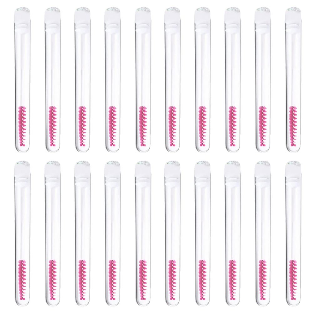 FOYTOKI 20pcs Eyelash Brush Tubes Mascara Bottles Set Lash Kit Quality for Travel Daily Use