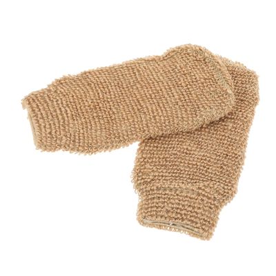 BIUDECO 2pcs Bath Exfoliating Gloves Jute Rub Bath Towels Set Shower Gloves for Hand Scrubbing and Cleaning
