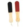 Beatifufu 2pcs Double-Sided Foot Rasp and File Ergonomic Wood Pedicure Tool for Dead Skin Removal and Easy to Clean for Home and view 1