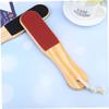 Beatifufu 2pcs Double-Sided Foot Rasp and File Ergonomic Wood Pedicure Tool for Dead Skin Removal and Easy to Clean for Home and view 4