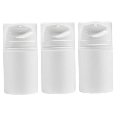 FOYTOKI 3pcs Travel Toiletry Bottles Pp Squeeze Sauce Bottles Leakproof Press Type Makeup Liquid Dispenser