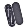 Beatifufu 2pcs Eyebrow Grooming Shears Stainless Blades Nose Hair Scissors Rounded Tip Safety Makeup Tool Kit view 1