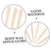 FOYTOKI 100pcs Wooden Sticks for Face Hair Removal End Waxing Applicators for Eyebrow view 3