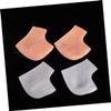 FOYTOKI Silicone Gel Heel Socks Foot Care Protector for Cracked Skin Heel Protective Sleeve Comfortable Elastic Moisture Locking Material view 2
