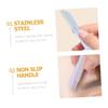 Beatifufu 6pcs Eyebrow Stainless Steel Facial Hair Shaver Tools Sliding Cover for Precise Eyebrow Shaping and Grooming for Women and Safe for Home Use view 4