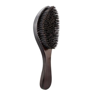 Beatifufu Men Beard Brush Portable Styling Tool Wooden Handle Bristle Brush for Mustache and Beard
