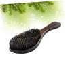 Beatifufu Men Beard Brush Portable Styling Tool Wooden Handle Bristle Brush for Mustache and Beard view 3