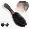 Beatifufu Men Beard Brush Portable Styling Tool Wooden Handle Bristle Brush for Mustache and Beard view 4