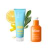 Bliss Vitamin C Bright Idea Serum + Lemon & Sage Body Butter Duo | Brightening & Hydrating Skincare Set for Face and Body view 1