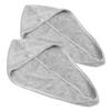 Cabilock 8pcs Coral Fleece Hair Caps for Quick Drying Wet Hair Ultra Absorbent Shower Cap for Women Lightweight Water Absorbent Wraps for Bathing and Care view 2