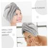 Cabilock 8pcs Coral Fleece Hair Caps for Quick Drying Wet Hair Ultra Absorbent Shower Cap for Women Lightweight Water Absorbent Wraps for Bathing and Care view 4