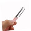 Beatifufu 3pcs Stainless Steel Eyebrow Razor for Women Girls Electric Eyebrow Trimmer Kit Makeup Tool view 4